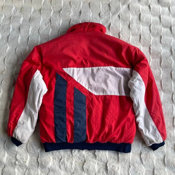 🔥VTG 85” Downhill Racer Down Puffer Jacket Colorblock Retro Outdoor Reversible - Picture 3 of 16